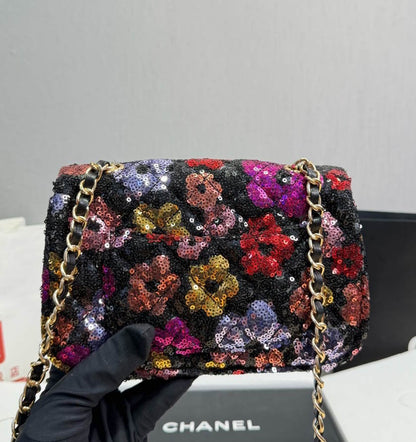 CHL Sequin  bag 20 cm