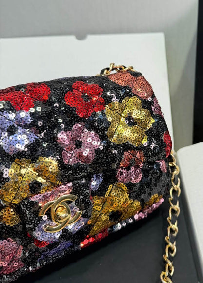 CHL Sequin  bag 20 cm