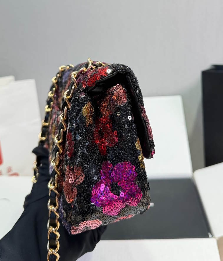 CHL Sequin  bag 20 cm