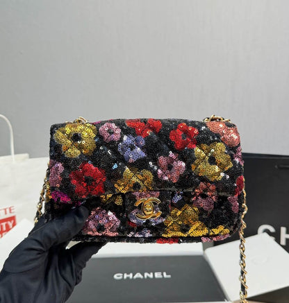CHL Sequin  bag 20 cm