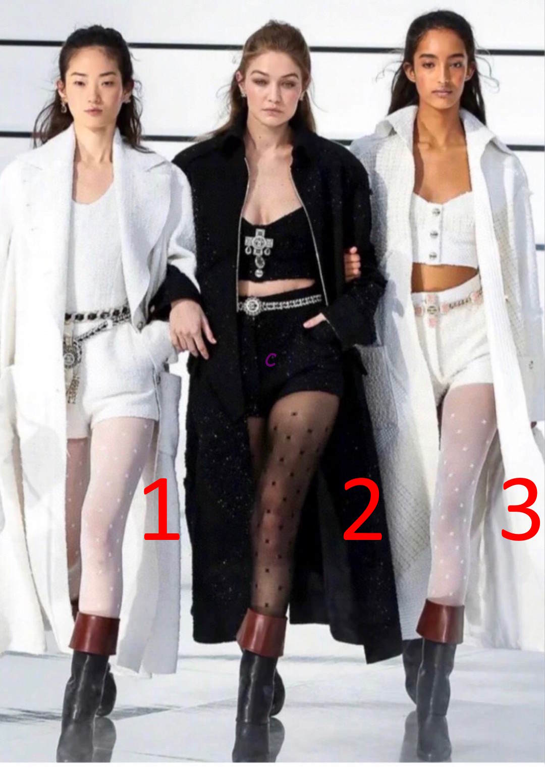 CHL Hosiery Tights  Pantyhose 3 Color's