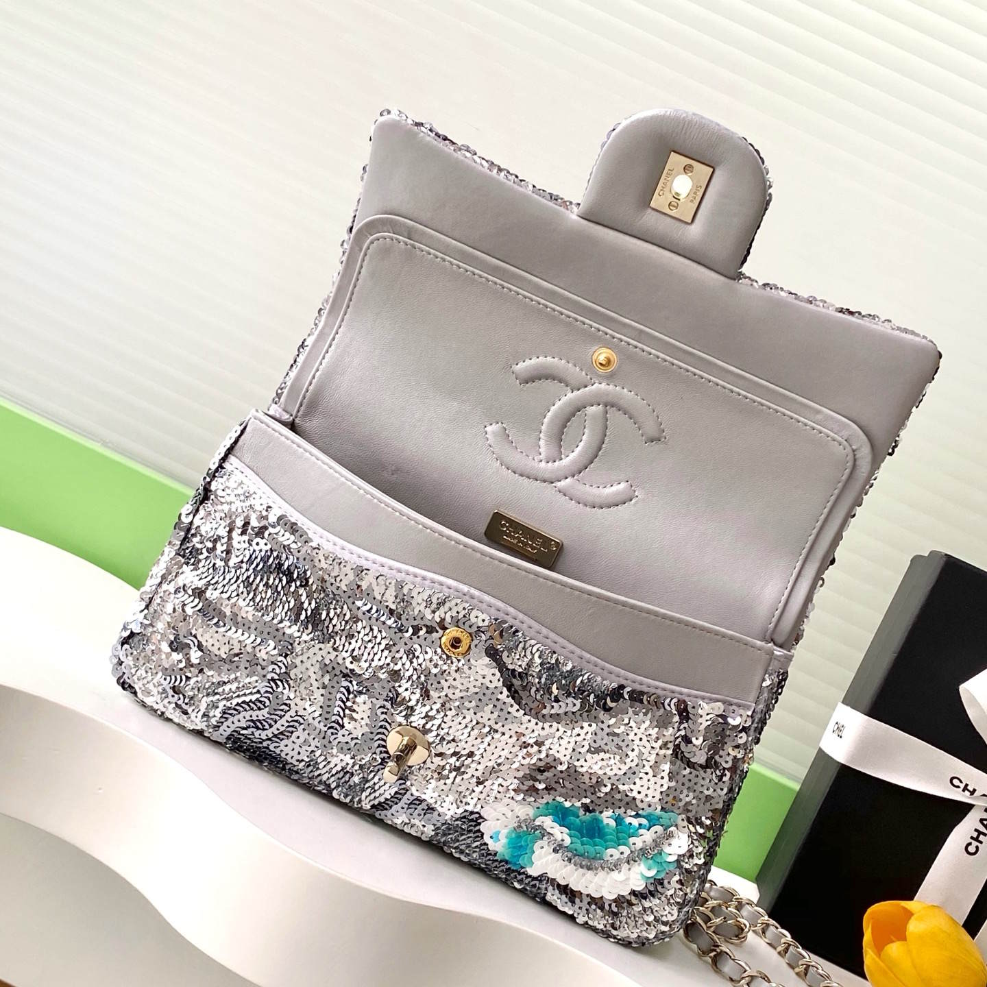 CHL Bag 2 Color's Sequined 2 5 cm