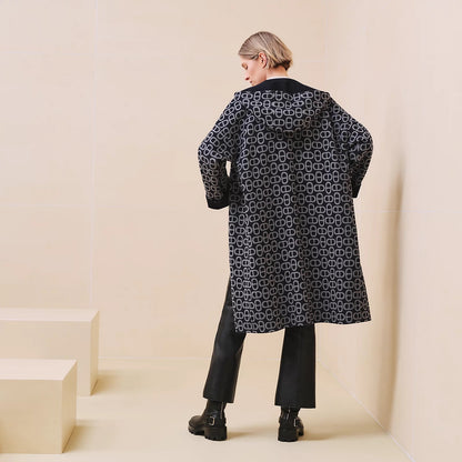 HRM Hooded Woman Wool Jacket Coat 3 Color's Limited