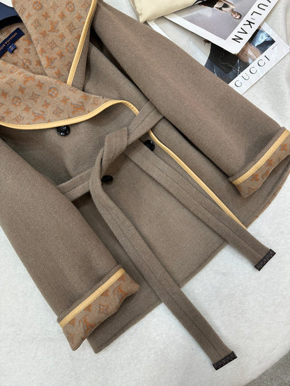 LU Hooded Woman Wool Jacket Limited