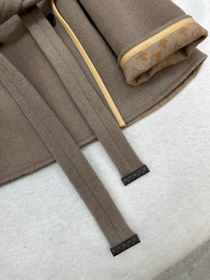 LU Hooded Woman Wool Jacket Limited