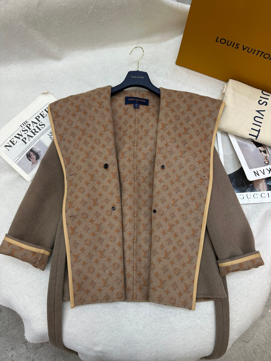 LU Hooded Woman Wool Jacket Limited
