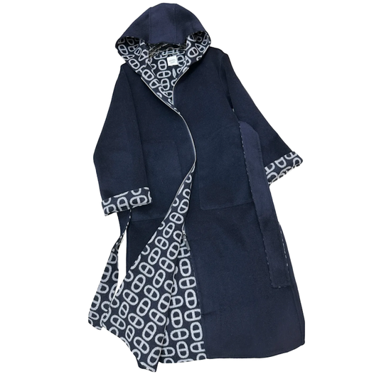 HRM Hooded Woman Wool Jacket Coat 3 Color's Limited