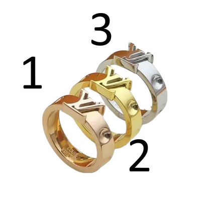 LU Fashion Rings 3 Color's