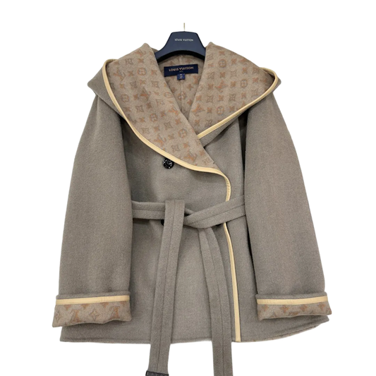 LU Hooded Woman Wool Jacket Limited