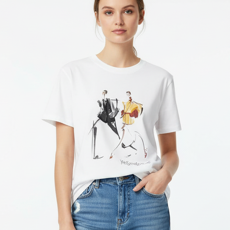 Y L  Woman T- Shirt short sleeve 2 Color's