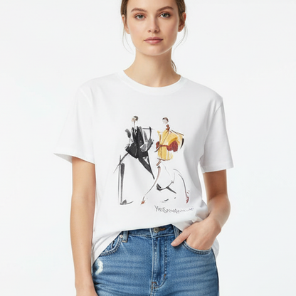 Y L  Woman T- Shirt short sleeve 2 Color's