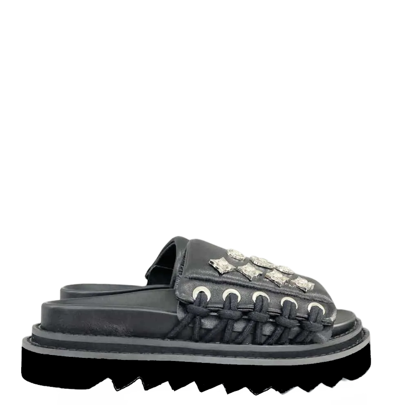 TOGA stud-embellished leather  Slippers  Woman
