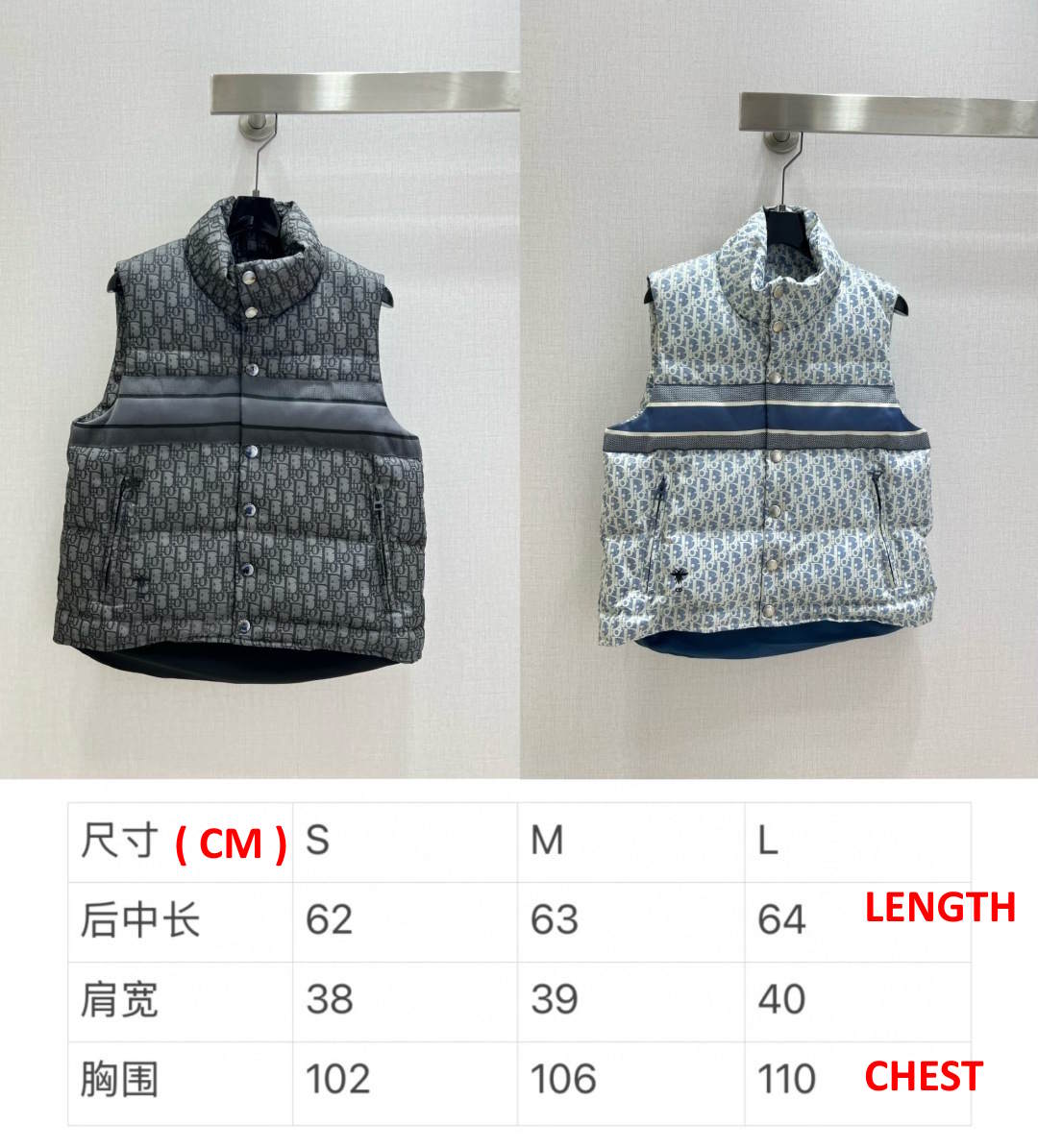 CHD  Woman Vest Jacket 2 Color's  GD
