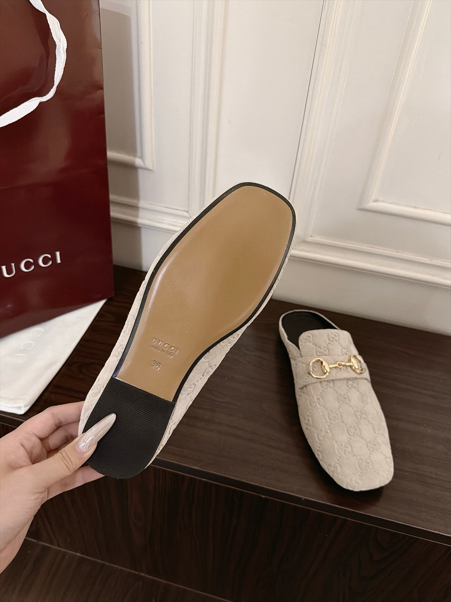 GU mules shoes 2 Color's
