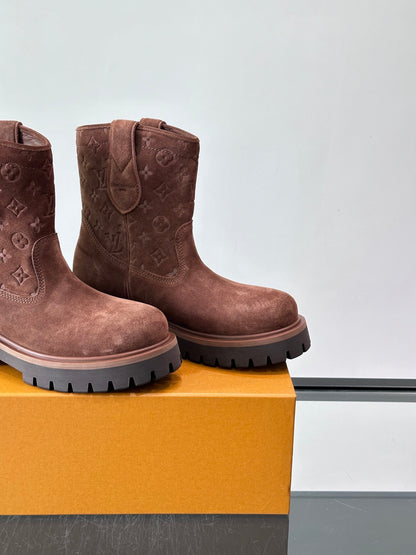 LU Man Cowboy Boots  Man 2 Color's 46