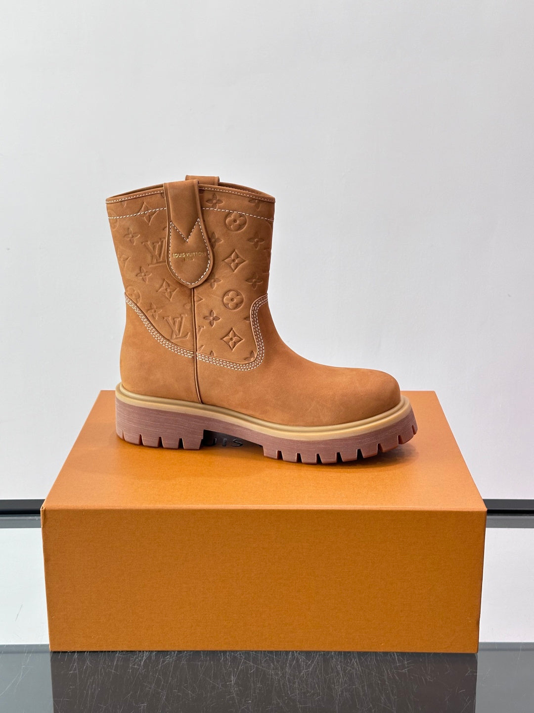 LU Man Cowboy Boots  Man 2 Color's 46
