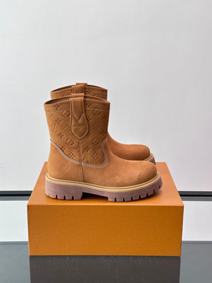 LU Man Cowboy Boots  Man 2 Color's 46