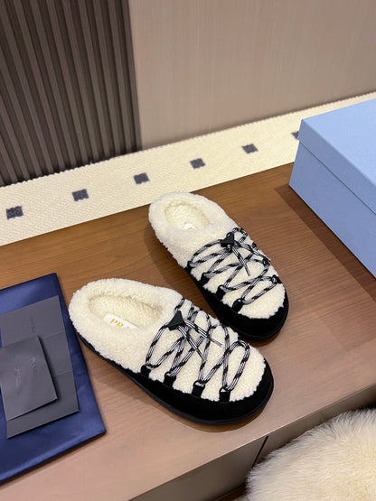 PRD Mule Shearling sandal 3 Color's