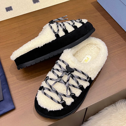 PRD Mule Shearling sandal 3 Color's