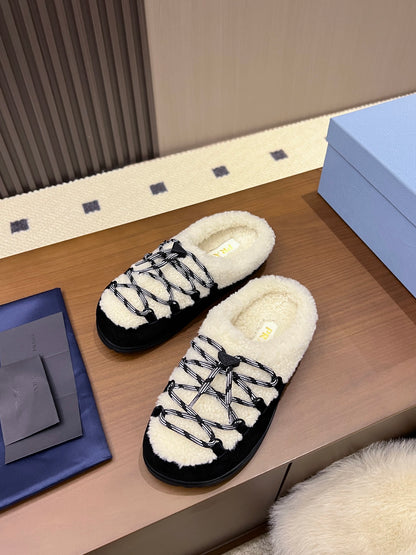 PRD Mule Shearling sandal 3 Color's