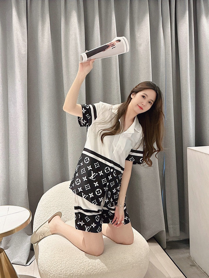 LU Clothing Jacket Set Pajama