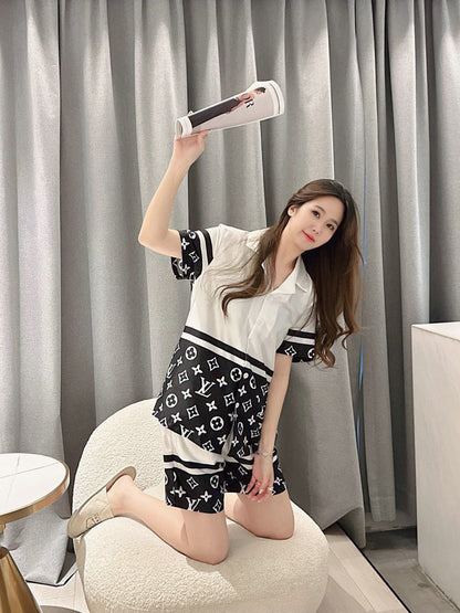 LU Clothing Jacket Set Pajama