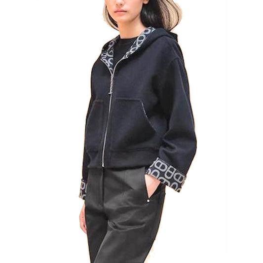 HRM Hooded Woman Wool Jacket 3 Color's Limited