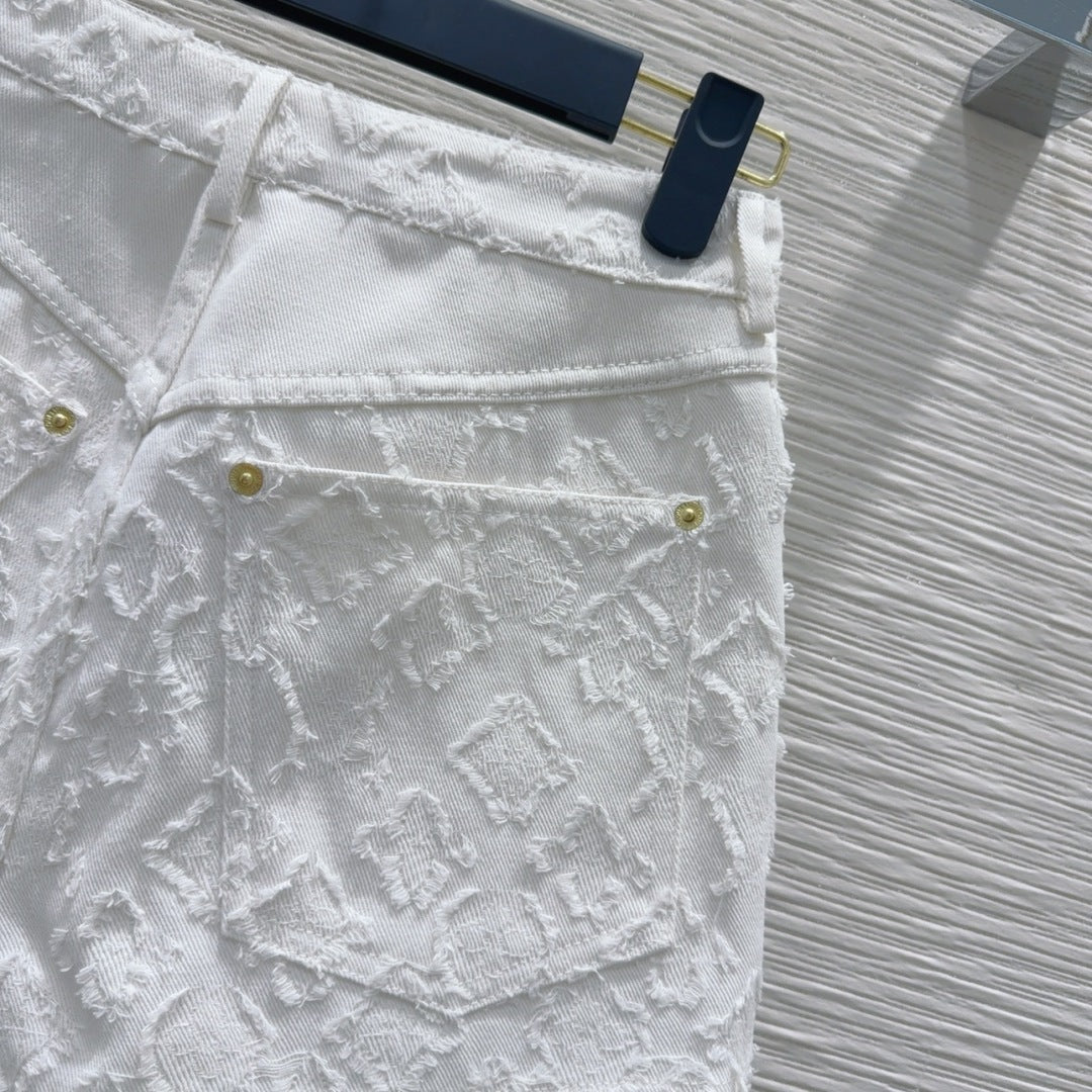LU Pants Shorts Denim Woman Limited
