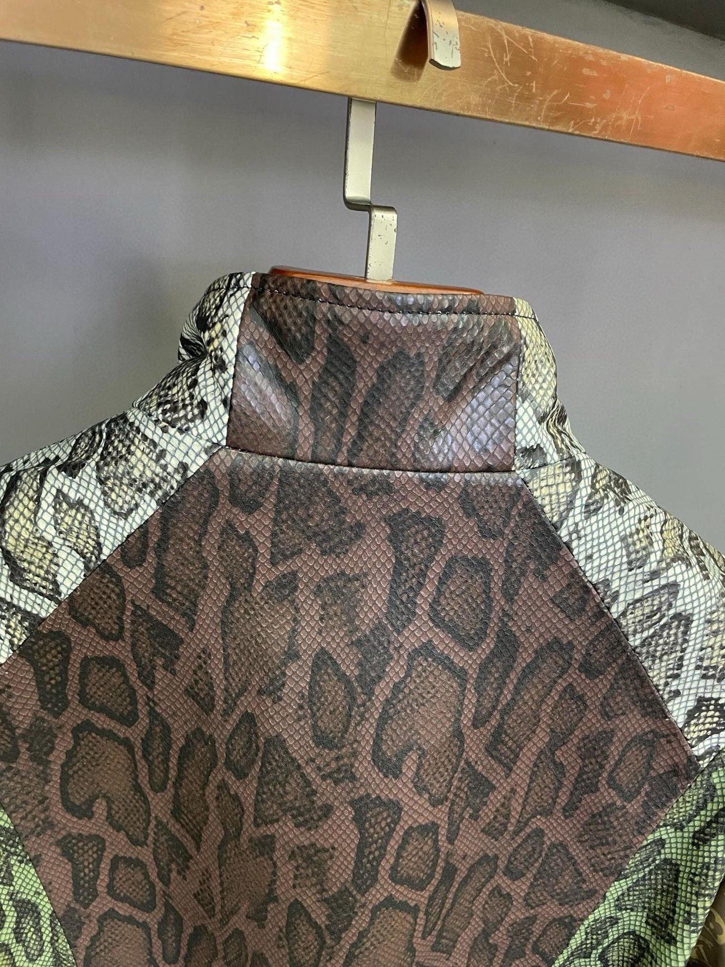 LU Leather Mix Jacket Man Limited