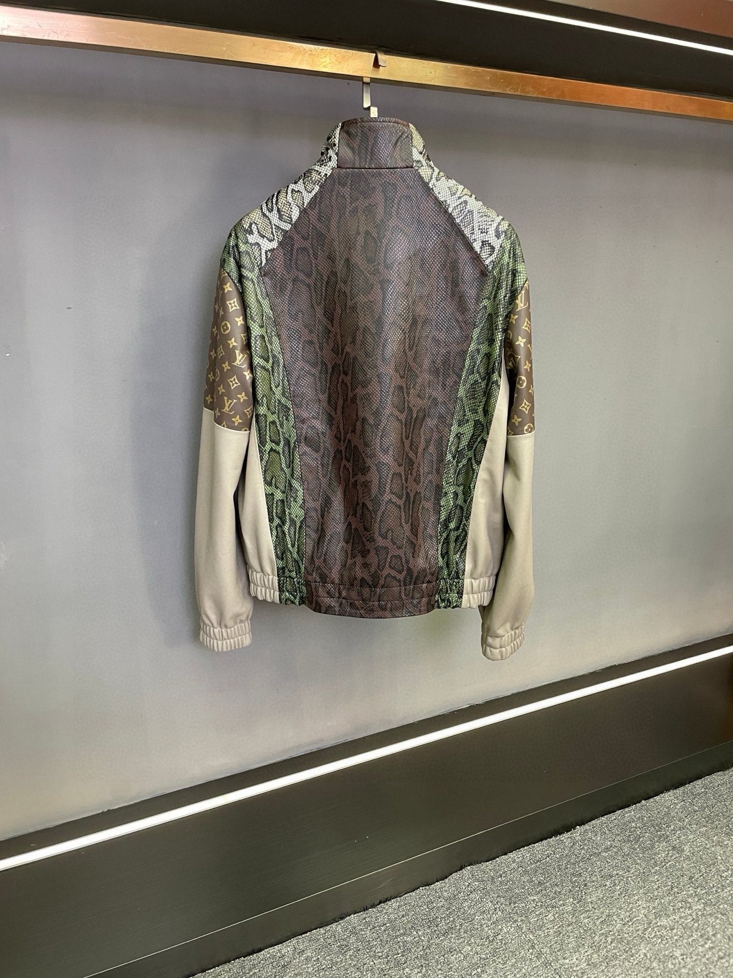 LU Leather Mix Jacket Man Limited