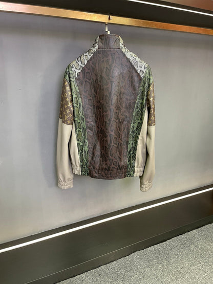 LU Leather Mix Jacket Man Limited