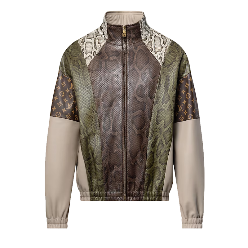 LU Leather Mix Jacket Man Limited
