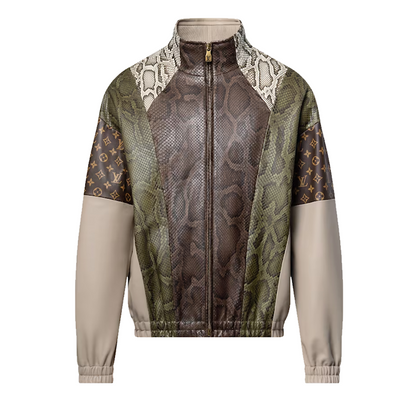 LU Leather Mix Jacket Man Limited