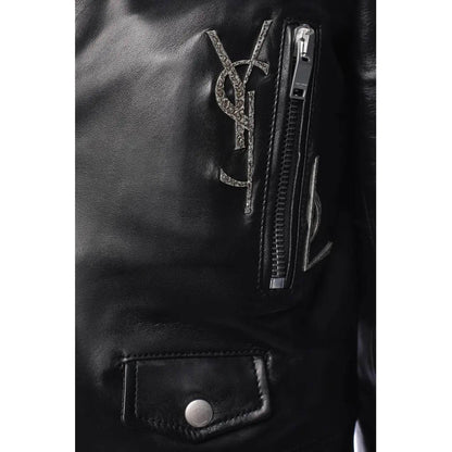Y L Leather Biker jacket  Woman QQ 2 Color's