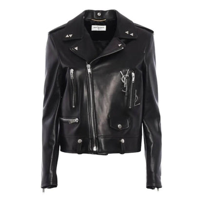 Y L Leather Biker jacket  Woman QQ 2 Color's