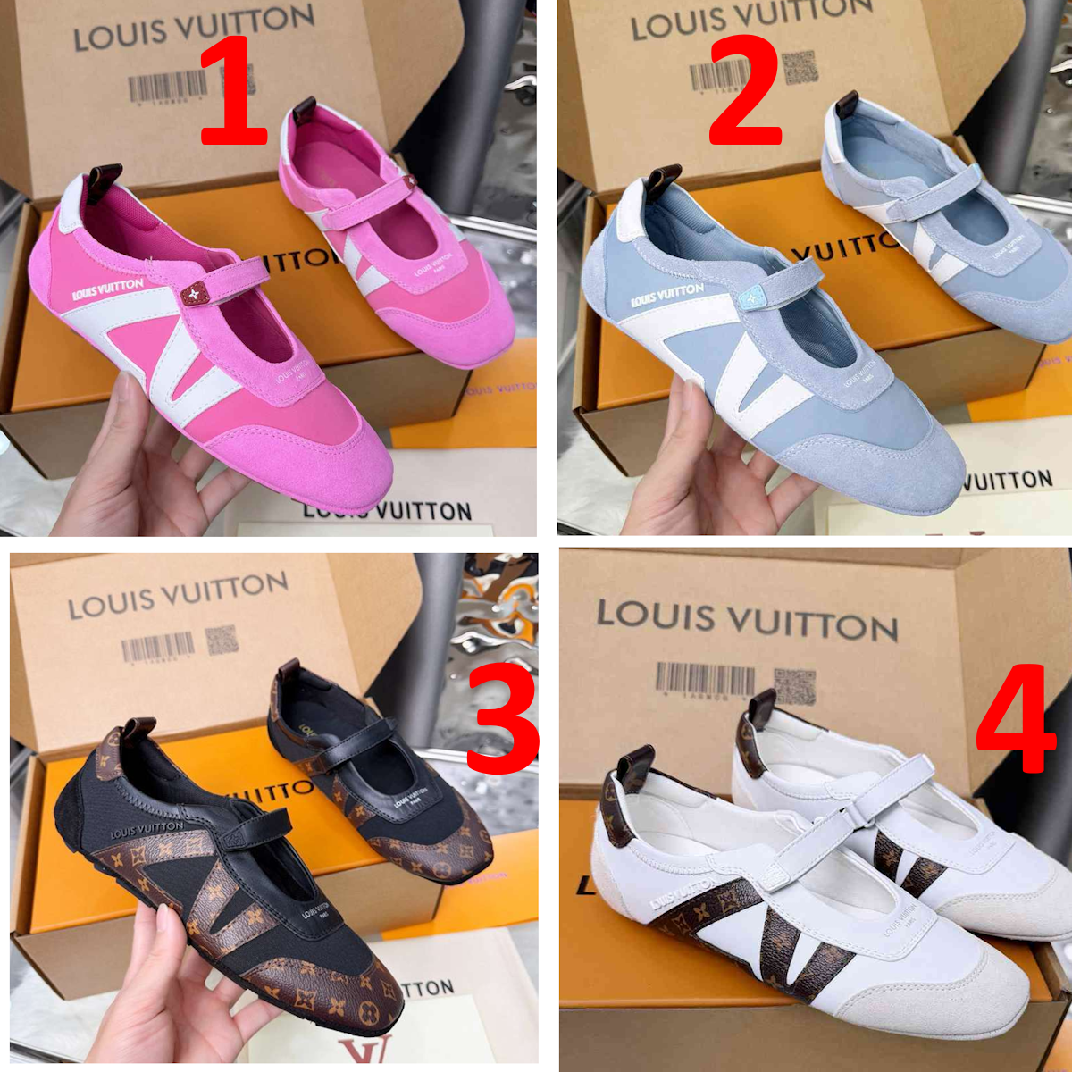 LU Sneakers Woman 4 Color 's