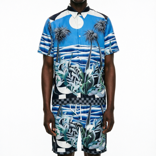 LU Man Sport Suits Summer