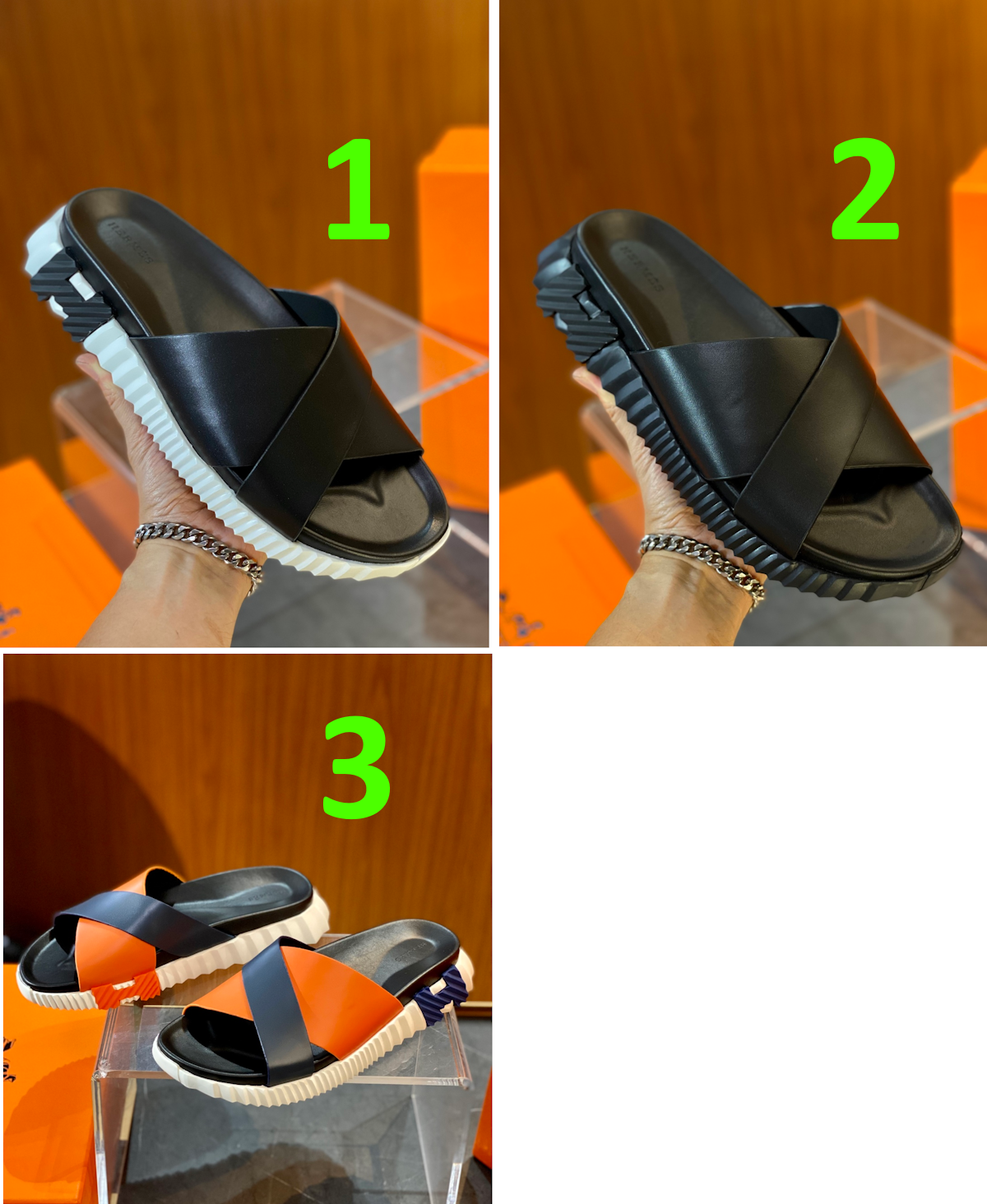 HRM Slippers 3 Color's   Man