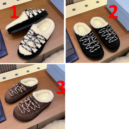 PRD Mule Shearling sandal 3 Color's