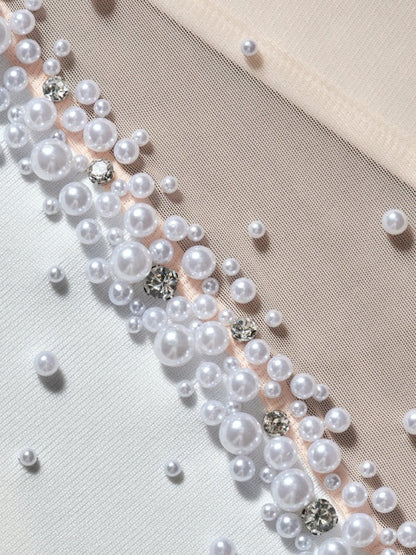 HERVE Party dress Glass beads wedding 2 Color's