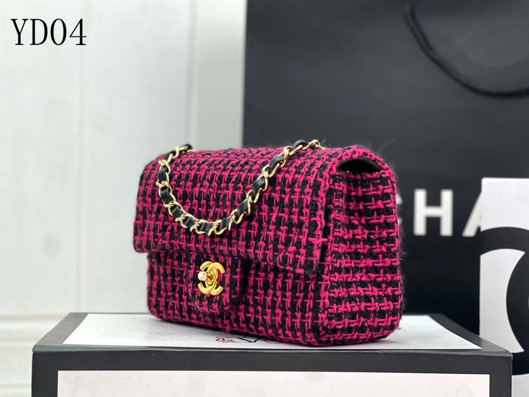 CHL TWEED Bag  13 Color 's Small  20 cm