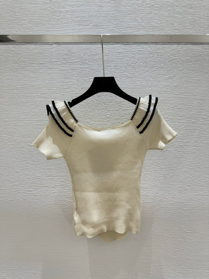 CHD Woman  Sweater Knitted  T-shirt 2 Color's Limited