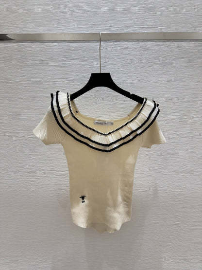 CHD Woman  Sweater Knitted  T-shirt 2 Color's Limited