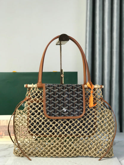 A*GO Net Raffia aligre  bag 36 cm