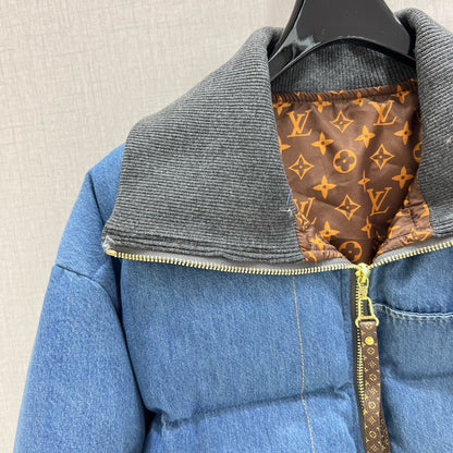 LU Puffer Jeans Jacket Woman Limited