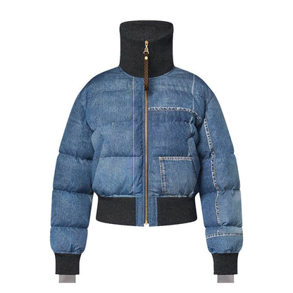 LU Puffer Jeans Jacket Woman Limited