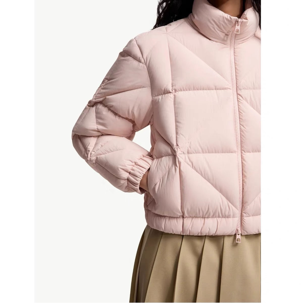 MONCRL Woman Down Jacket Pink 2 Color 's