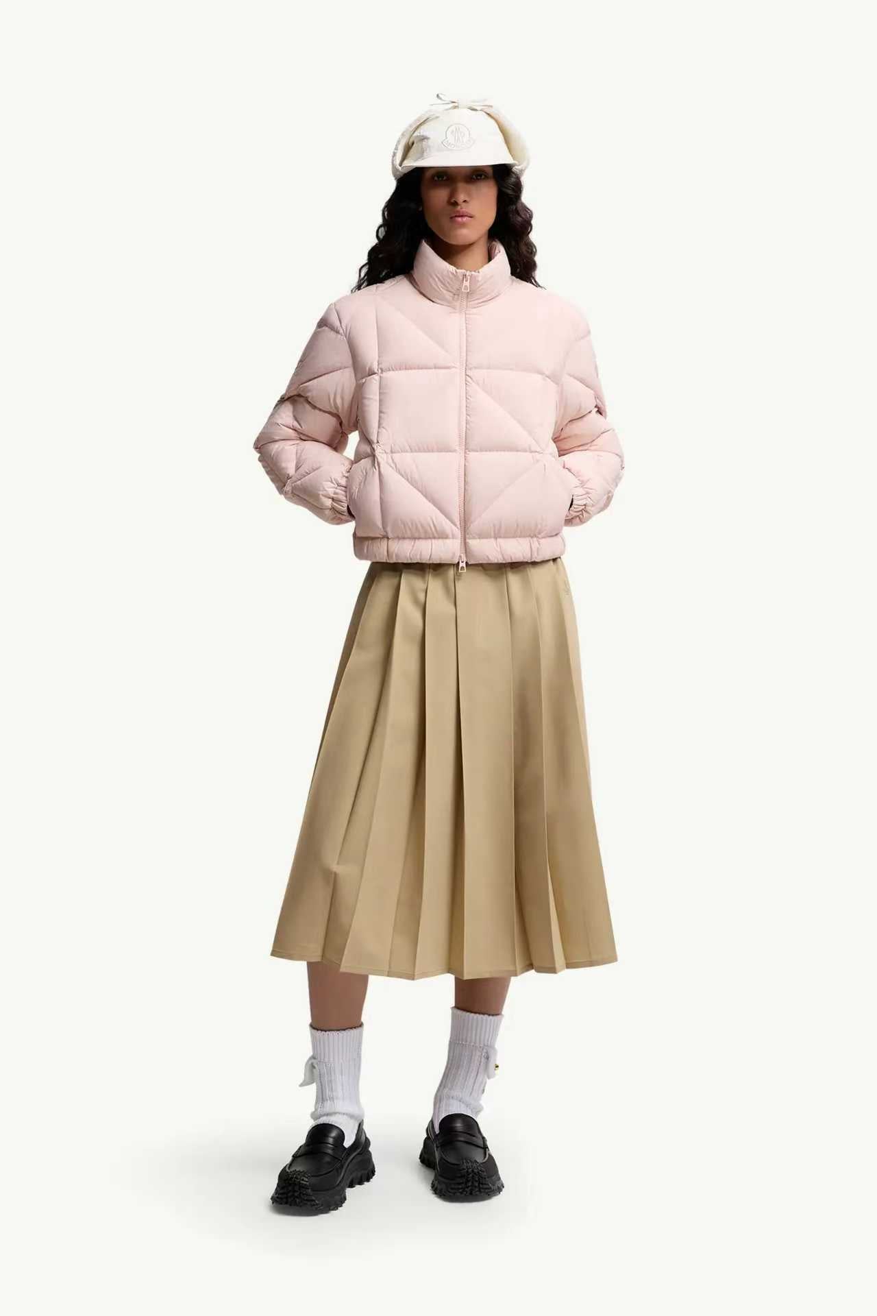 MONCRL Woman Down Jacket Pink 2 Color 's