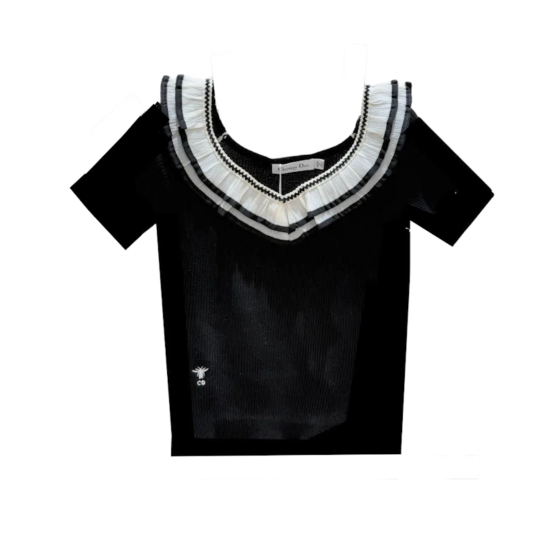CHD Woman  Sweater Knitted  T-shirt 2 Color's Limited