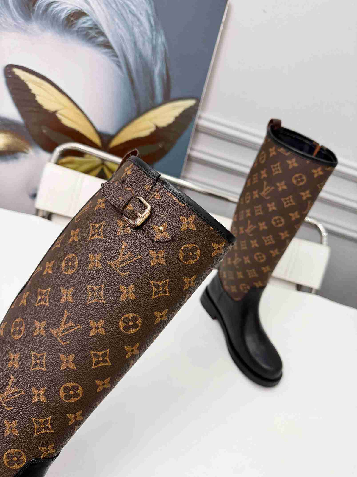 LU Boots monogram High
